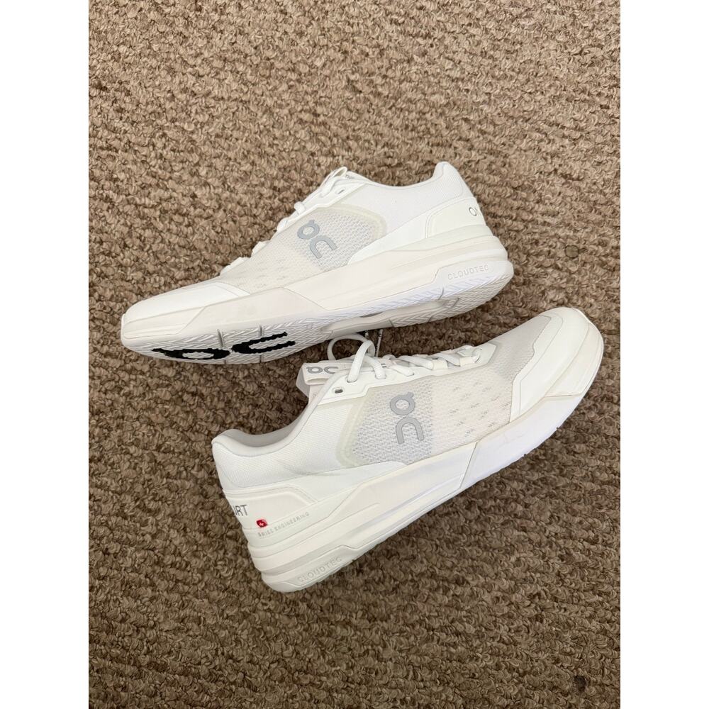 NEW IN BOX On Cloud ON White/White Size 9.5 The Roger Advance Pro Tennis Shoe - Picture 8 of 10